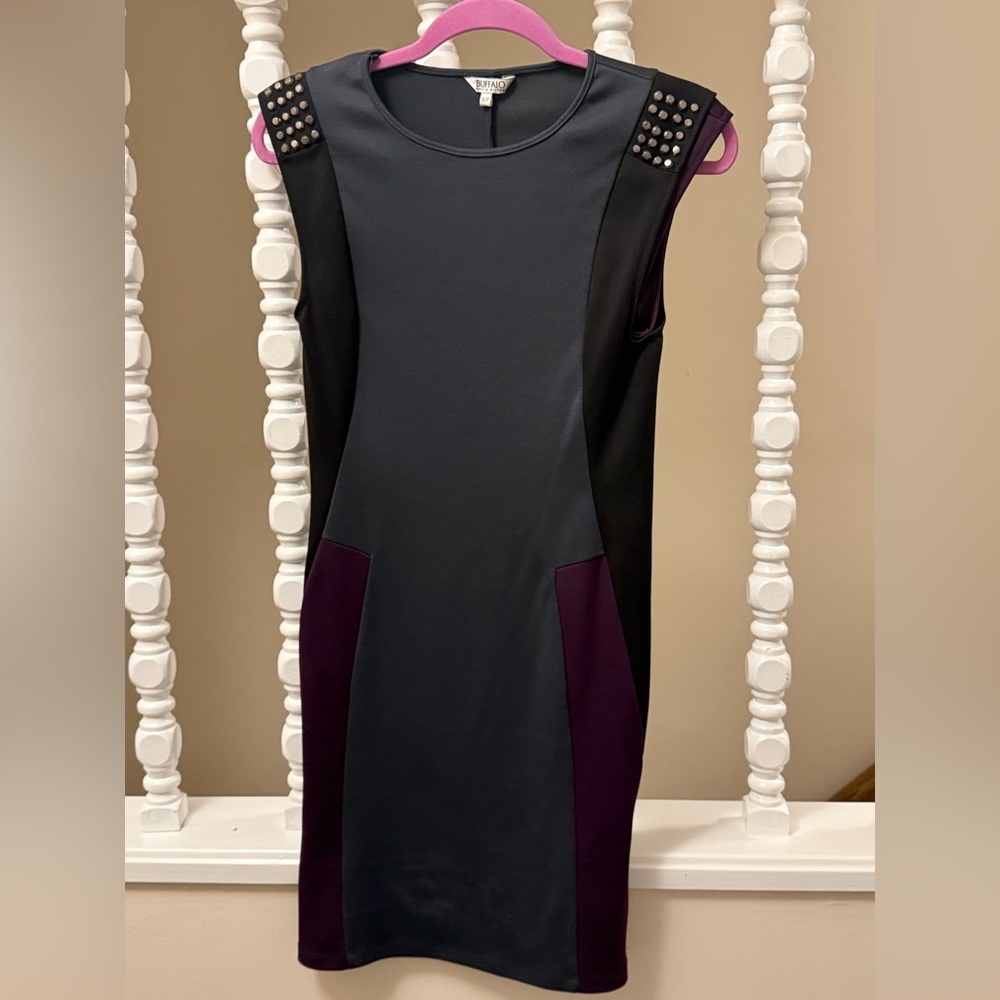 Black and Purple Dress